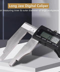 Digital Caliper 0-800mm/31.5 Inch Long Jaw Measuring Tool, Stainless Steel Electronic Vernier Caliper with LCD Screen for Jewelry, displaying accurate measurement