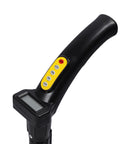 Close-up of the handle and display of WALFRONT Digital Measuring Wheel with Telescopic Design, 9999.9ft/3048m.