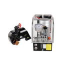 Workhorse Hydraulic Torque Wrench 26447 Nm 2 1/2 Inch Square Drive Solid Alloy Steel Construction With Flexible Hose Swivel For Cramped Spaces Crew Approved No Nonsense Precision Grind with hydraulic pump and pressure gauge.