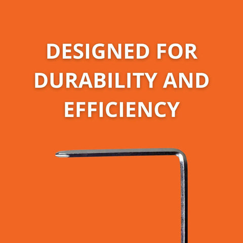MultiMaster Replacement Allen Wrench Key For Blade Changes, Pro Grade Spare Part, Durable Precision Fit steel wrench on orange background