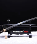 Katana Sword With T10 Steel, Clay Tempered For Real Sharp Edge, Battle Ready Hand Forged Blade With Hamon, Brass Tsuba