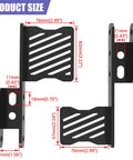 Diagram showing dimensions of Heavy Duty Go Kart Pedals Kit With Brake And Throttle Pedals Replacement For Yerf Dog Go Karts Predator 212cc 196cc