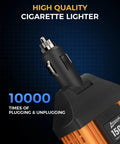 High quality cigarette lighter for Game Changer 150 Watt Portable Car Power Inverter Converter, durable and reliable.