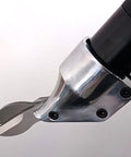 Close-up of Heavy Duty Pneumatic Air Shears Metal Cutter For Steel Sheets Aluminum And Stainless Steel Plate 2500 RPM 1/4 Inch Inlet 3/8 Inch Hose