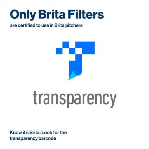 Only Brita Filters certified for Brita pitchers with transparency logo, Everyday Elite Water Pitcher With Lead Reducing Filter, 99 Percent Lead Removal, 10 Cup Capacity, BPA Free, Fridge Friendly, Includes One Replacement Filter, White, Easy Fill.
