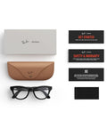 Smart AI Glasses For Men And Women With 12 MP Ultra Wide Camera Open Ear Audio Hands Free Video Recording Bluetooth Connectivity with accessories