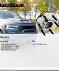 Rear Wheel Hub Bearing Assemblies With ABS For Hyundai Santa Fe 2007-2020, Kia Sorento 2011-2015 showcased on blurred SUV background