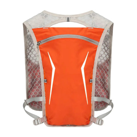 All Day Hydration On The Go Lightweight Running Hydration Backpack With Built In Reservoir Low Profile Hydration Pack Vest back view