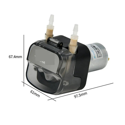 Kpk 12V Or 24V Peristaltic Dosing Pump Adjustable Flow Rate Up To 400Ml Min For Aquariums And Chemical Applications Gear Driven Motor With Easy Tubing Replacement For Water Treatment Projects