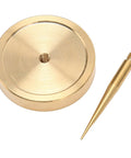 Watch Balance Wheel Bracket Copper Holder For Repairs, shown with detachable tip for precision calibrating, made of copper