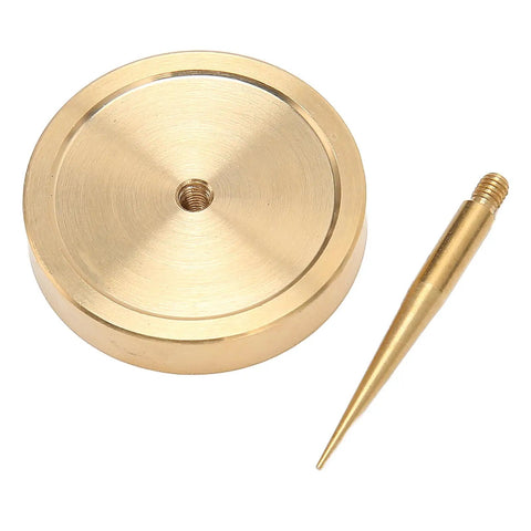 Watch Balance Wheel Bracket Copper Holder For Repairs, shown with detachable tip for precision calibrating, made of copper