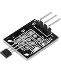 Non Contact Hall Effect Sensor 3144E A3144 DC 3.3V-5V Magnetic Proximity Switch For Arduino PIC AVR Smart Cars, 10 Pack, Plug And Play Hall Sensor Module For DIY Robotics And Electronics Projects. Hall sensor module board with 3-pin header and magnetic switch