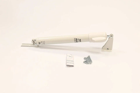 No Sweat Storm Door Closer With Adjustable Piston Hold Open Kit for easy installation with included screws and instructions.