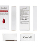 White Gel Polish Kit With 20 French Tip Stickers Toxin Free HEMA And TPO Free Soak Off UV LED Nail Polish packaging