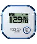 3S Plus Talking Golf GPS Rangefinder With Clip On Hat Mount Slope On Off Audible Yardage To Front Center And Back For 40,000 Courses