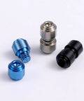 3 Sets Titanium Thumb Studs And Pocket Knife Screws Replacement For Benchmade 535 Bugout, Includes Black Silver Blue Colors