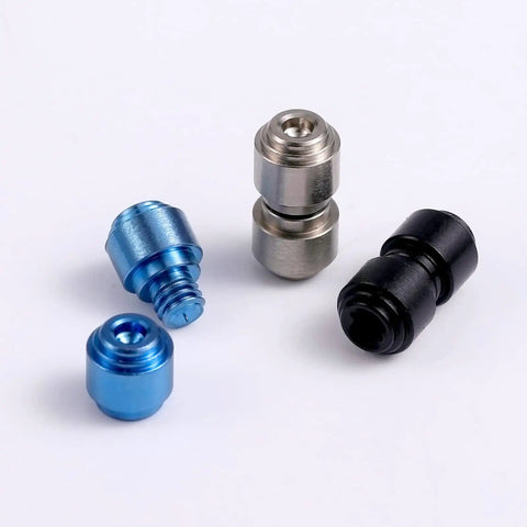 3 Sets Titanium Thumb Studs And Pocket Knife Screws Replacement For Benchmade 535 Bugout, Includes Black Silver Blue Colors