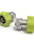 Aluminum Three Quarter Inch Pressure Washer Hose Adapter With Built In Filter Universal 3/4-Inch Garden Hose Connector 2 Pack