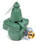 Cast Iron Boiler Feed Valve With One Half Inch FPT Inlets Pressure Reducing Valve Adjustable Ten To Twenty Five Psi Lockable Fast Fill Lever No Fuss Model 329 T3 For Reliable Hydronic System Supply.