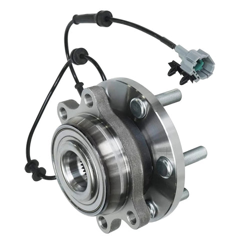Pair Front Wheel Bearing Hub Assembly For 2005 To 2019 Nissan Frontier 2005 To 2012 Pathfinder 2005 To 2015 Xterra 2009 To 2012 Suzuki Equator 6 Lug 4WD ABS Compatible Ready To Roll