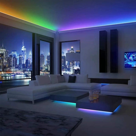 24 Key IR Remote LED Strip Light Controller Kit With Wireless Rectifier Box, DC 12V 3A Power Supply, For 2835 3528 5050 RGB Flexible Tape Lighting, Easy Install, Lit Mood Lighting For Home Or Office Decor