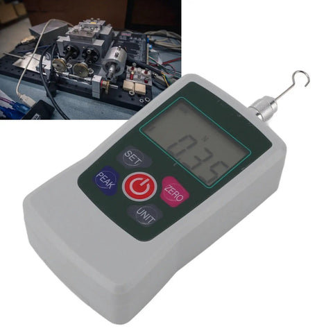 Compact Slick Mini Push And Pull Tester With Built In Sensor 2N To 20N Digital Force Gauge Aluminum Alloy Body Ideal For Material Testing And Quality Control In Labs And Workshops, display view