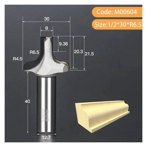 Top Shelf Diamond Router Bit For Door Frames And Windows Built Tough As Nails For Daily Shop Cuts Runs Slick Through Wood And Mdf PCD tips shown with dimensions.