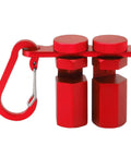 Beefy Right Angle Clamp For Precision 90 Degree Alignment In Woodworking Metalworking And Construction With Nonslip Aluminum Frame Built In Clamping Mechanism And Rugged Corrosion Resistant Design For Steady Measurements, red aluminum 90° clamp