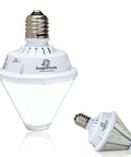 Oberon II Series 80W LED High Bay Light Bulb Delivers Up To 9,800 Lumens At 5000K Bright White Go To Interchangeable E39 E26 Base Post Top