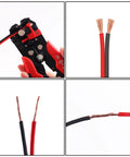 16 Gauge Heavy Duty 2 Conductor Speaker Wire Red Black 100 Ft Roll For 12V And 24V DC Cars Boats LED Strips Audio Projects And Home Theaters