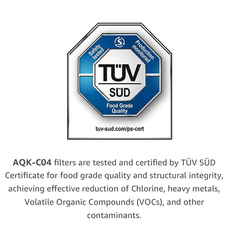 TUV SUD certified label for Coffee Water Filter Replacement For Jura Machines Clearyl White Filter Cartridge