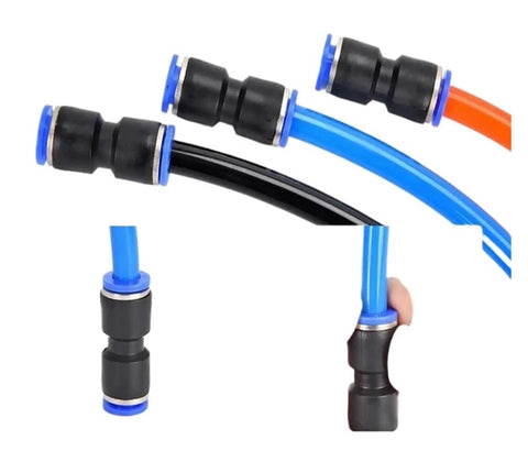 Get This Awesome 32 Piece Pneumatic Fittings Kit With Push To Connect Air Hose Connectors For Quick And Easy Setup On Your Precision Automation Gear Including Straight Elbow Tee Y Splitter Types Perfect For 4 6 8 And 10mm Tubing Hoses, push fit tubing connectors