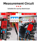 A1X Handy Smart Digital Multimeter Tester With Rechargeable Battery Measures AC and DC Voltage Resistance Capacitance Continuity
