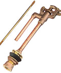 Toilet Ballcock Brass Valve For 8-1/2-Inch And Up Tank Sizes Fits Mansfield And Other Toilets, Heavy Duty Replacement Fill Valve