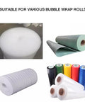 Premium Foldable Bubble Wrap Holder And Transport Station Dispenser Built Dang Tough With Rust Resistant Galvanized Steel showing various bubble wrap rolls.