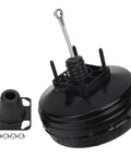 Factory Style Direct Replacement Vacuum Power Brake Booster, black, designed for 2015-2020 Cadillac Escalade and 2014-2018 Chevy Silverado.