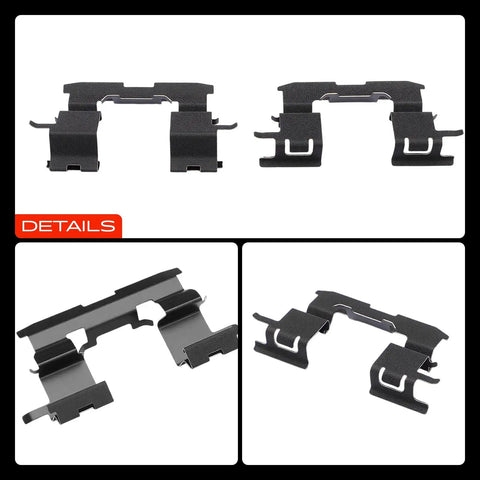 Top Notch Front Disc Brake Hardware Kit For Toyota Prius Echo And Scion Xa Xb Models With Rock Solid Durability And Smooth Stopping Power You Can Trust On The Road Today, black steel springs