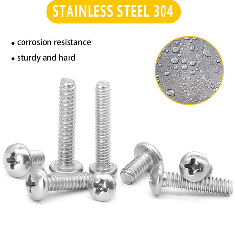 Durable Stainless Steel UNC Machine Screws Nuts And Washers Kit For DIY Projects, 700-Piece Grab-And-Go Fastener Set Includes Four By Forty