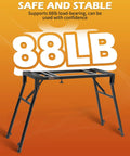 Collapsible Piano Keyboard Stand With Adjustable Width For 54 To 88 Keys Digital Pianos, 88lb capacity, sturdy build.