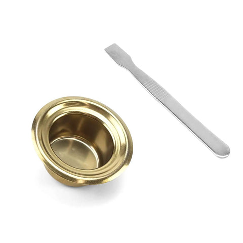 Pro Grade Electric Solder Pot 150W 110V with 50mm titanium bath plate and included solder paste scraper for DIY applications
