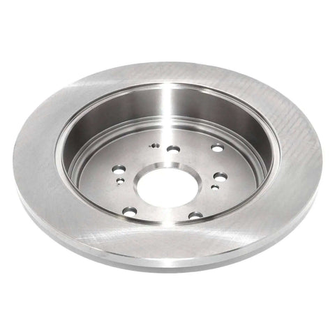 Pro Series Rear Solid Brake Rotor With Forged Flange Precise ABS Signaling Multi Lip Seals Superior Bearing Design And Induction Hardened Raceways For Smoother Vibration Free Braking front view
