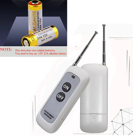Remote control for High Power Wireless Remote Relay Switch For 12V And 24V Systems with ON OFF buttons and antennas