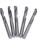 5 pieces from 10Pcs 8mm Twist Drill Bit Set With Straight Shank Tungsten Steel Engraving End Mill Kit For PCB CNC Circuit Boards