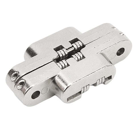 Hidden Concealed Hinge Set For Cabinets And Doors 4 Pack Zinc Alloy Cross Hidden Hinges With 180 Degree Swing Invisible Hinge