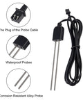 Soil Moisture Sensor For Garden And Auto Watering Systems With Corrosion Resistant Probe Analog Output For Arduino And Raspberry Pi
