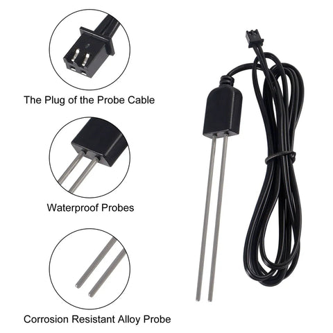 Soil Moisture Sensor For Garden And Auto Watering Systems With Corrosion Resistant Probe Analog Output For Arduino And Raspberry Pi