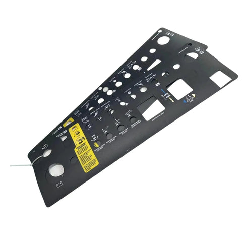 Top Notch Aftermarket Platform Control Panel Decal Replacement For Genie Boom Lifts shows a durable black decal for Z 45 series.