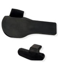 Easy Mount Duck Head Tire Change Inserts Kit Nylon Rim Guard For Tire Changer Non Slip Edge Protection shown in black