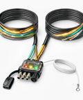 30 Foot 4 Pin 5 Wire Trailer Wiring Harness With PVC Protective Tube 4 Way Flat Trailer Connector Lights N Wiring Kit
