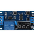 12V DC Infinite Cycle Delay Timer Relay with LED Display, On Off Switch Loop Module for DIY Projects, High Precision MCU Timing